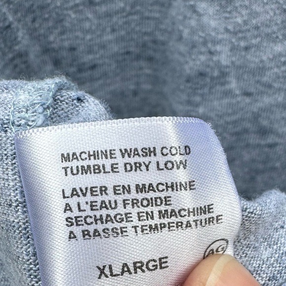 AG Adriano Goldschmied Light Blue Shawl Collar Button Front Cardigan Sz XL - Picture 9 of 10